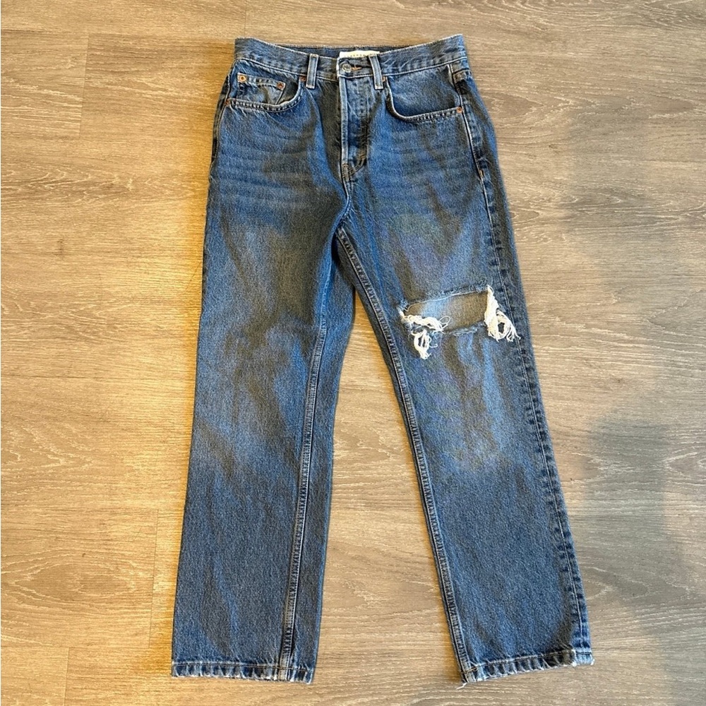 Topshop distressed jeans